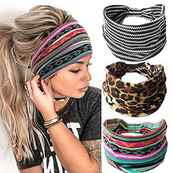 Hodebånd leopard print hodebånd knute Turbo hodebånd elastisk