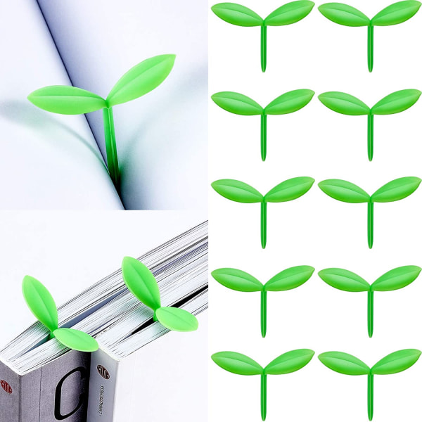 12 stk Sprout Little Green Bookmarks Mini Green Sprout Bookma