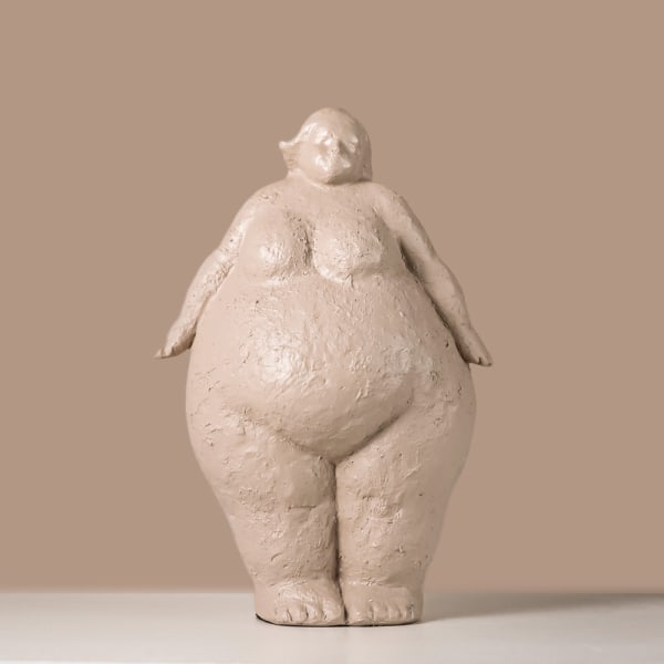 Kvinne Skulptur Statue Yoga Dekor Gave Resin Figur Kunst 2