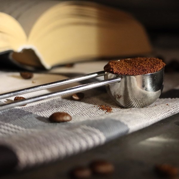 Rustfrie stålskaffeer - Måleskjeer for te, kaffe