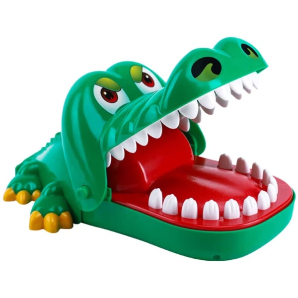 Siste Crocodile Toy Classic Munn Tannlege Bite Finger Family Ga