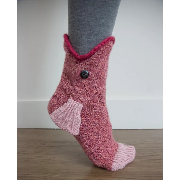 Stickade Krokodilsstrumpor Vinter Varma Strumpor Kameleontstrumpor3#