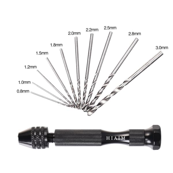 11 deler mini hånddrill, hånddrill, hånddrillverktøy, modellering M