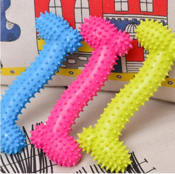Valpehundeben Bite Resistant Squeaky Rubber Game for Chewing Molar Teeth Training Heat Plastic TPR Rubber