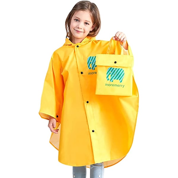 Barn Regn Poncho Cartoon Regnrock Jacka Lätt Skolb