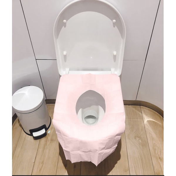 30 stk Disponibelt Toalettsetetrekk Ekstra Stort Mykt Vanntett