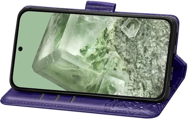 iPhone 13 Wallet Case PU Læder 4-RUM Motif Butterfly