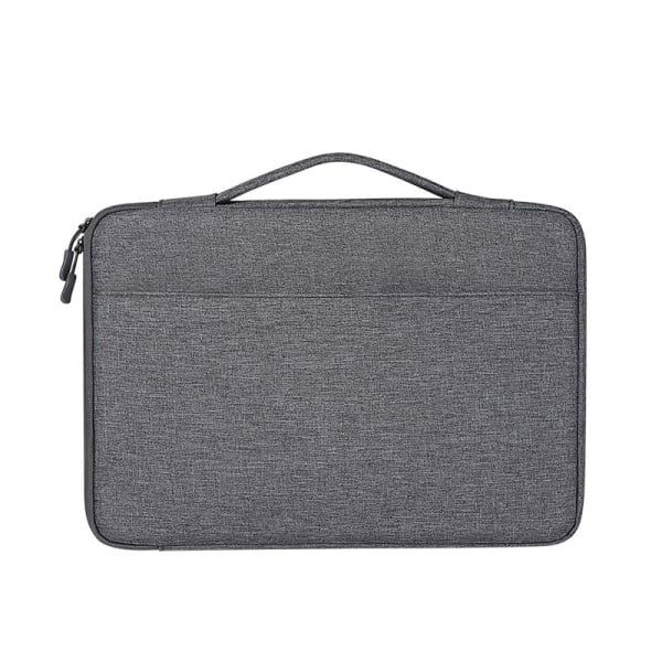 Mørkegrå 17,4 tommers beskyttelsesveske til bærbar PC, Handbag Briefcase Co