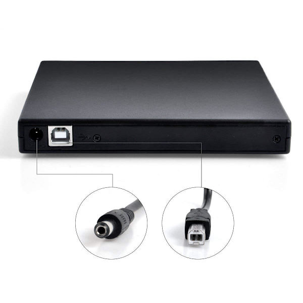 Usb 2.0 ekstern cd/dvd-spiller