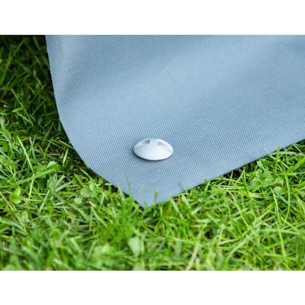 10-pack plasttältpinnar (9,5 cm långa) för markdukar, tält,