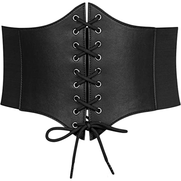 Waspie snørebelte for kvinner elastisk korsett til Halloween-fest