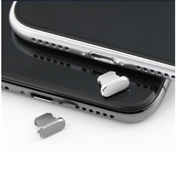 8 st dammskydd, dammskydd, laddningsskydd, kompatibla med iPhone 11 12 Pro Max/X/XS/XR 7 8 Plus iPad Mini/Air