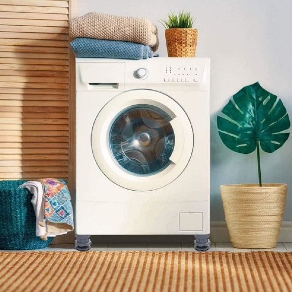 Vaskemaskine anti-vibrationsmåtte, 4 stykker Universal Washing Ma