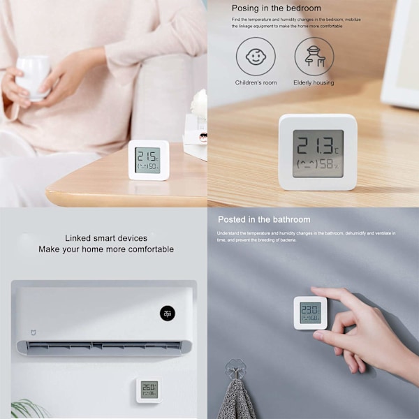 Til Xiaomi Mi Hygrometer Digitalt Termometer Bluetooth Term