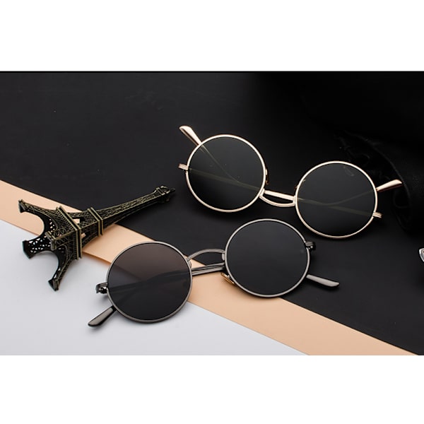 Kultakehys mustilla ja harmailla glitterillä - Classic Polarized Sunglas