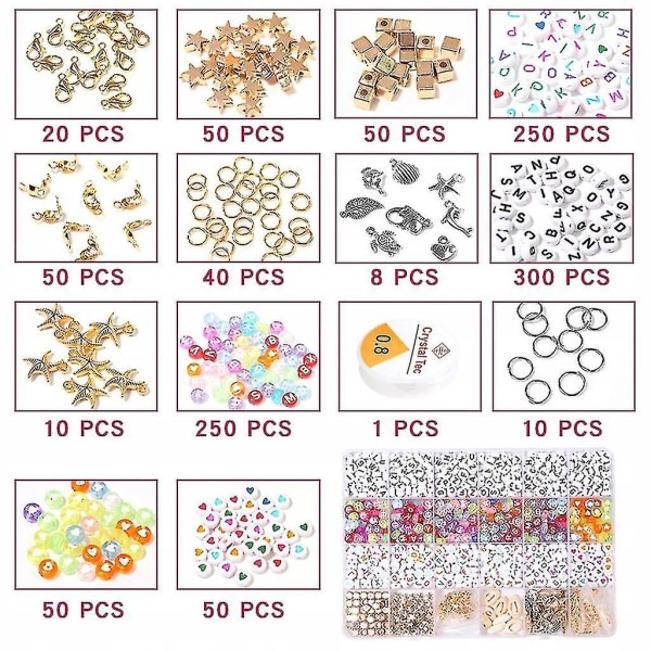 5848 Clay Heishi Beads Disc Beads Kit pour