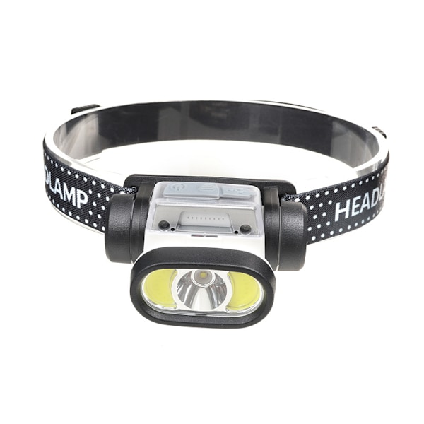 LED-hodelykt, oppladbar hodelykt for løping, 5 lysmoduser, Sup