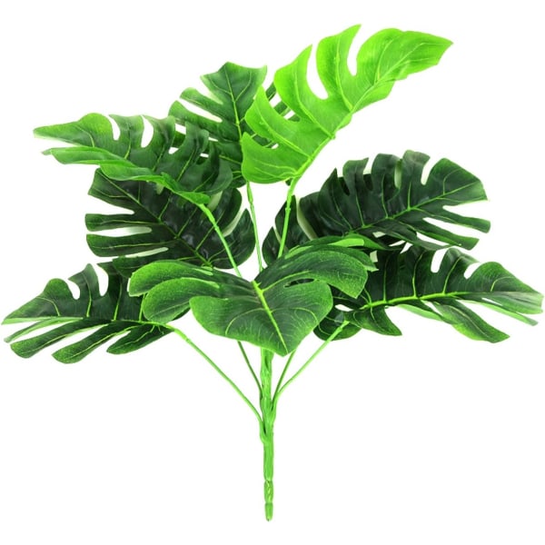2 stykker udendørs kunstige planter - Faux Plastic Greenery Tropic