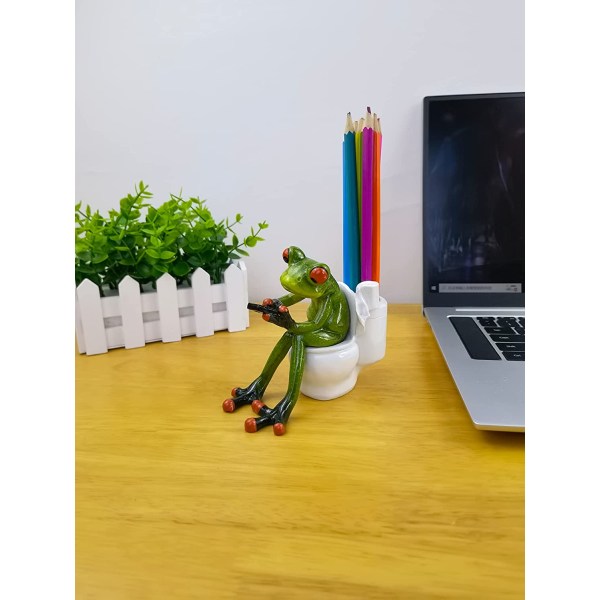 Sammakkofiguurit Decor Hauska Creative Craft Resin Frog Sculptu