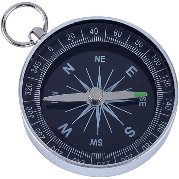 1 Styck kompass med hög noggrannhet med aluminiumtrim Fickstorlek för Ou