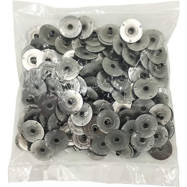 200-pack 12,5 mm metalliska vekhållare för ljustillverkning (