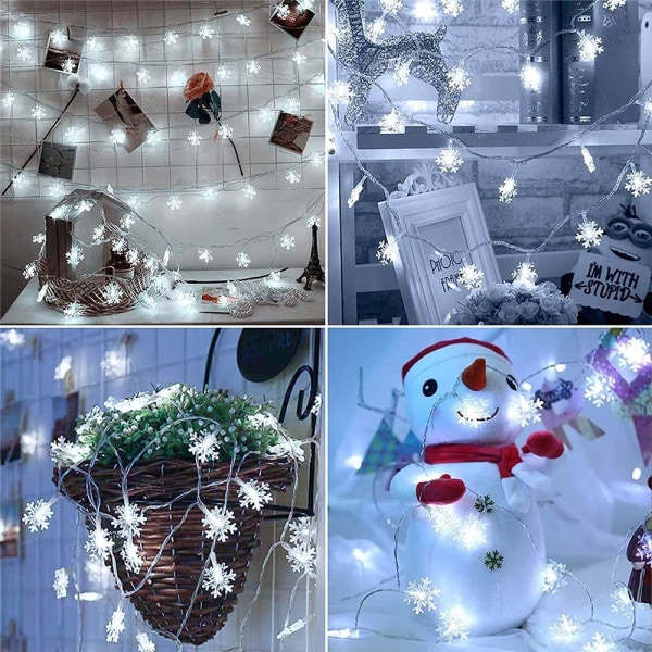 Fairy String Lights, Christmas String Lights Batteridrevet Lig