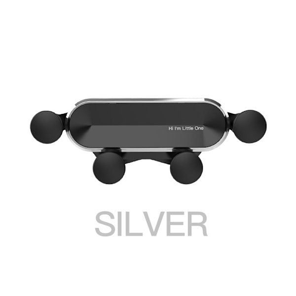 Temperament Silver-Populär Mobiltelefonhållare Vindhållare M
