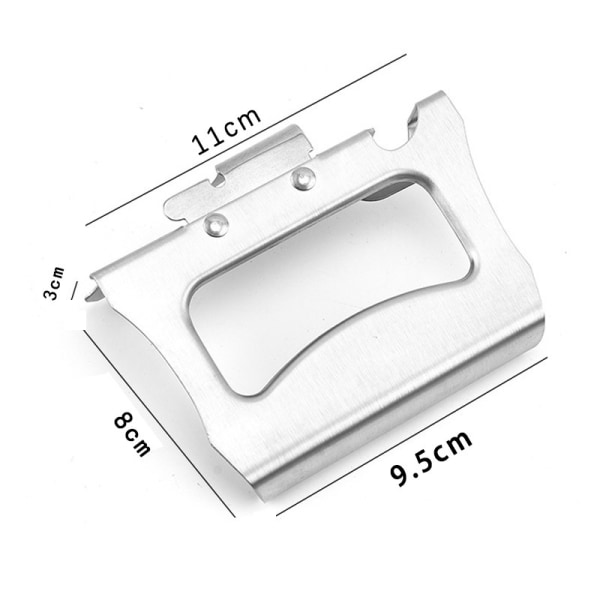 Köksförvaringstillbehör i rostfritt stål burköppnare ergonomisk H