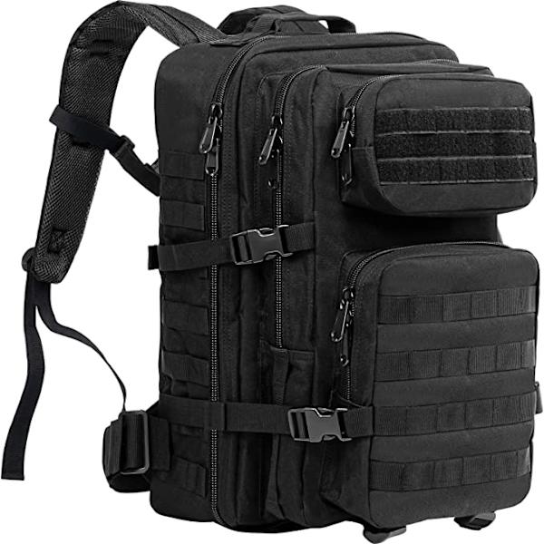 Militärryggsäck, 45L stor volym multifunktionsryggsäck,