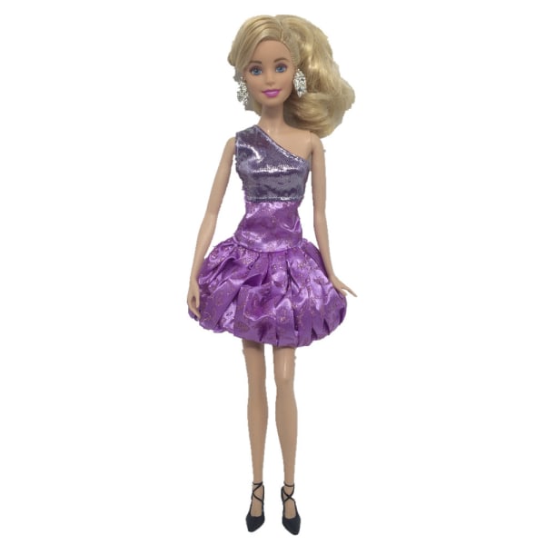 Kahdeksan 30cm tyttöjen muoti Barbie-nukkemekkoa