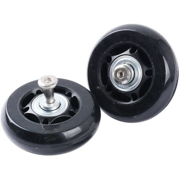 2 kpl sarjan matkalaukku pyörät (60*6*18mm akselin pituus: 35mm) Vaihto