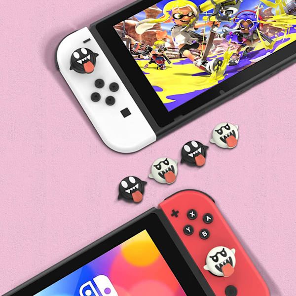 4 st Switch tumgrepp, mjuka silikonskydd för Ninten