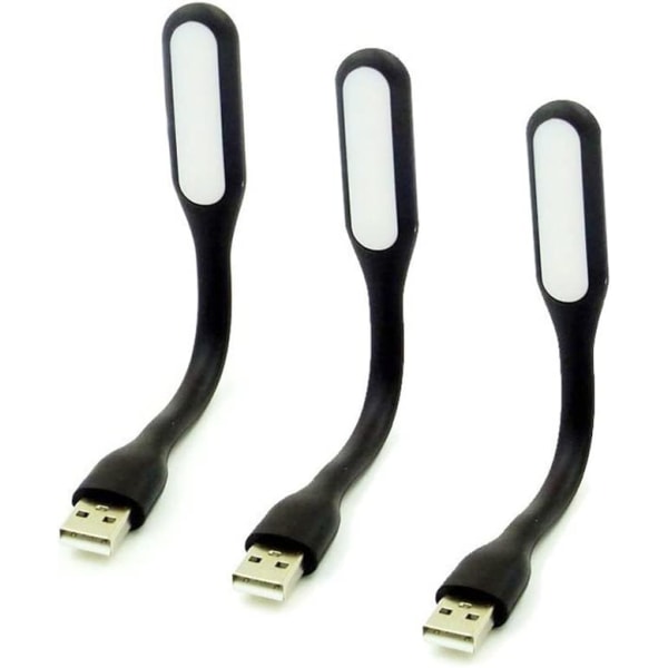 Fleksibelt Mini USB LED-lys til bærbar, tastatur, Power Bank, Po