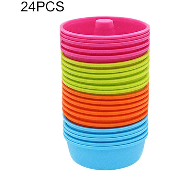 24 stk. silikone donutform silikoneforme silikone cupcake bageform