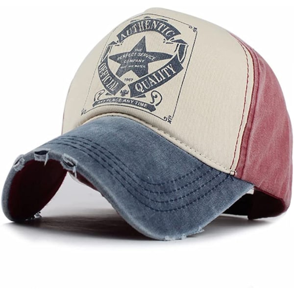 Vintage cap Pesty Denim Trucker Hat Muoti Pentagram