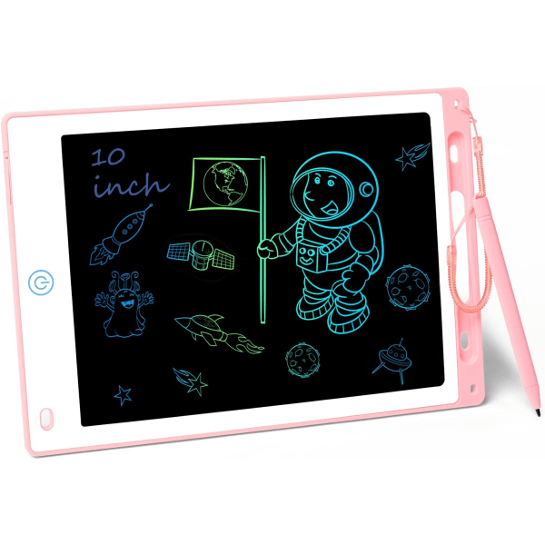 Fredag Forkæle Udsæt Pink) Farverig LCD-skrivetablet, 10 tommer tegnetablet til børn m cd0e |  Fyndiq