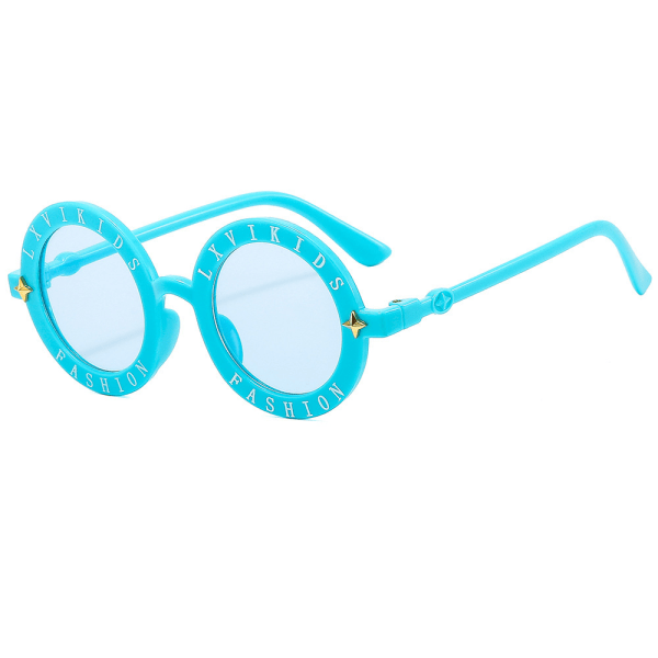 Runde hippiesolbriller Small Circle solbriller (blå)