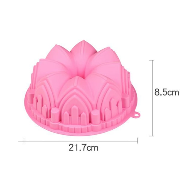 1 håls bakredskap Non-Stick silikonform för muffins, Ch