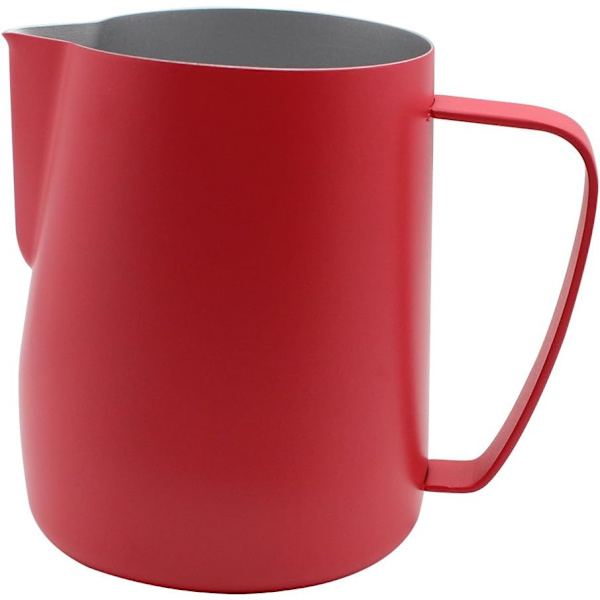 Melkeskummer i rustfritt stål for kaffemelk og rødmelk 600 ml