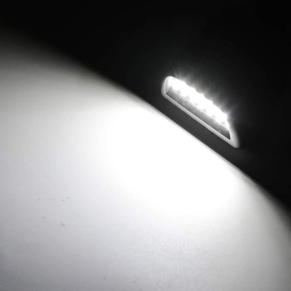 2 - Delar Vattentät Full LED-Nummerskyltsbelysning