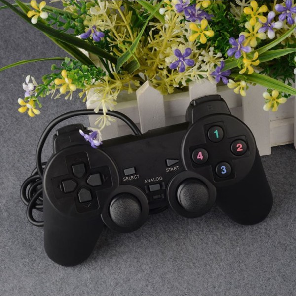 USB Wired Game Controller til PC/Raspberry Pi Gamepad Remote Con