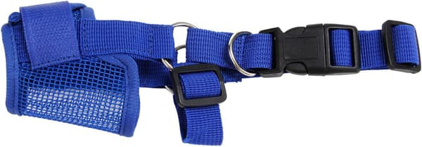 Blå - 1 stk., egnet til 14-20 cm snuder, justerbar nylon m