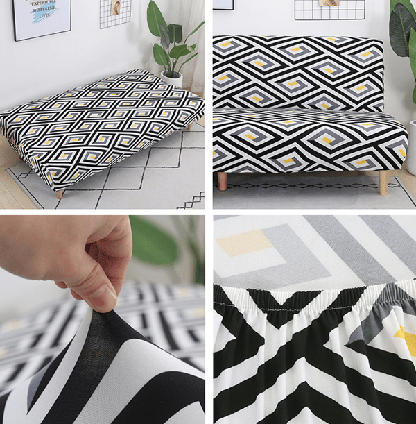 Stretch Armless Sofa Cover, Universal Armless Sofa Cover All Cove