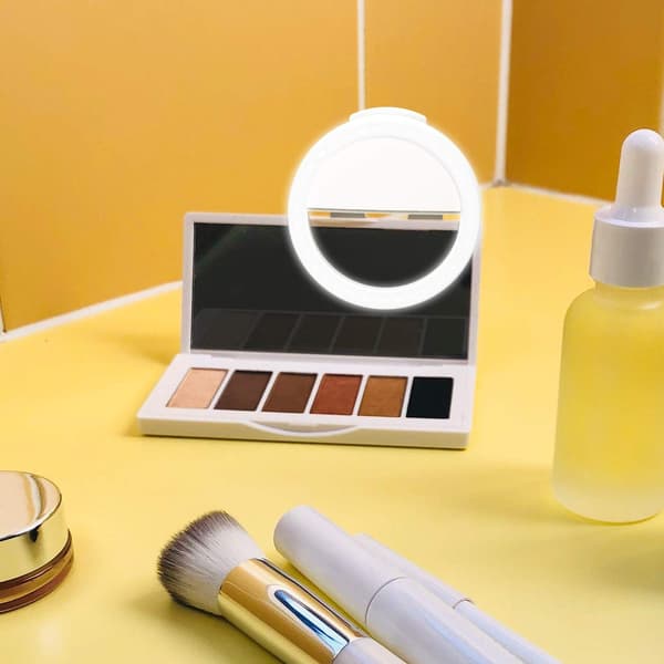 Clip-on Selfie Ring Light [Uppladdningsbart batteri] med 36 LED för