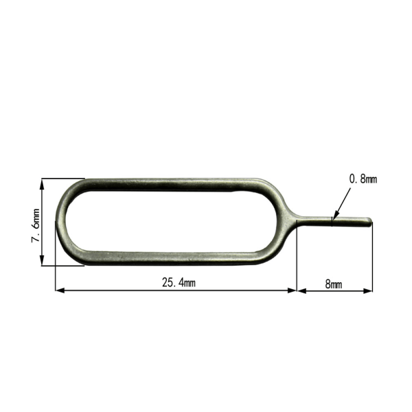 8 STK SIM-kort Eject Pin - Sim Card Tray Extractor Kompatibel wit