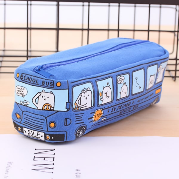 Student Papir Box Small Animal Bus Stationery Box Carto