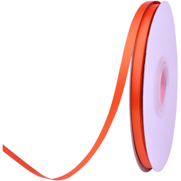 1/4 tommer 298Feets Solid Double Face Satin Ribbon Per Roll til DI
