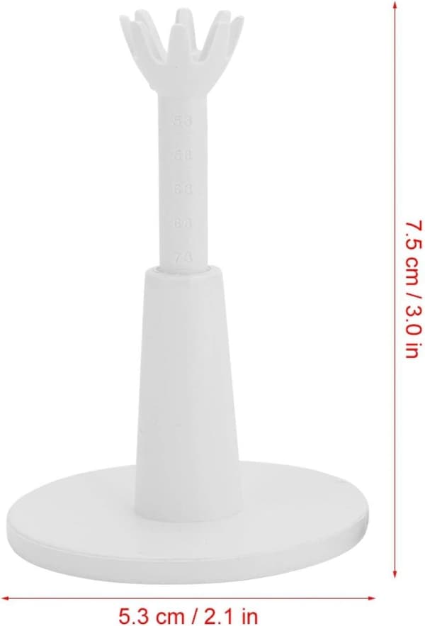 Hvit - 2 stk justerbar golftee, treningsteeholder, golftog
