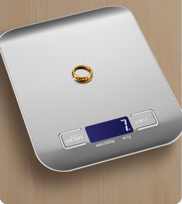 Digital elektronisk kaffivekt for matlaging og baking