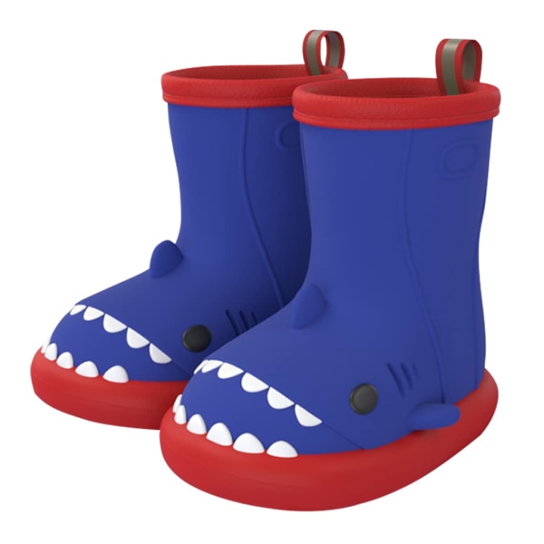 Lasten toddler sadesaappaat sarjakuva Shark Easy On Baby Rain Shoe